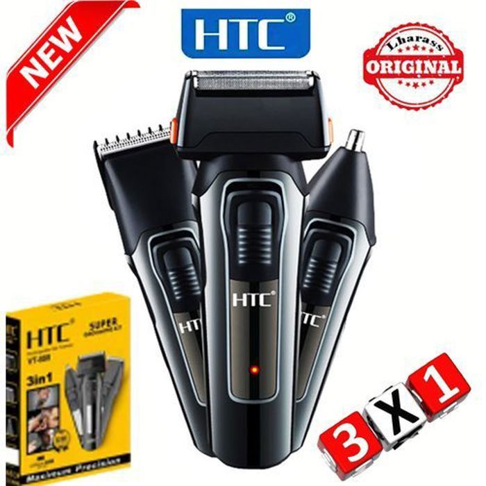 Htc AT-1088 Tondeuse zero professionnel électrique à cheveux et barbe