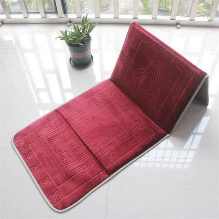 SAJADA SALAT tapis de prière médical pliable - Rouge