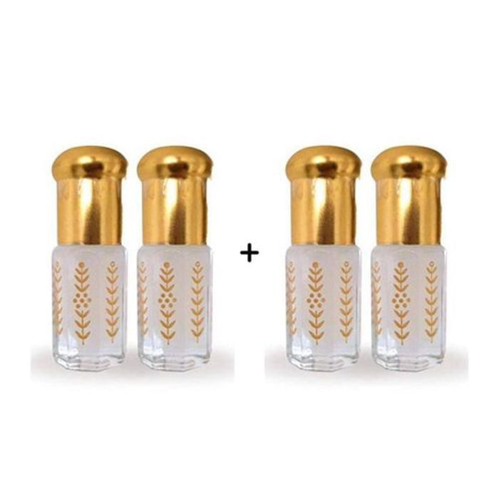 Musc Tahara Blanc - Pack de 4 - 3 ml - Oriental - Ambré - Gourmand