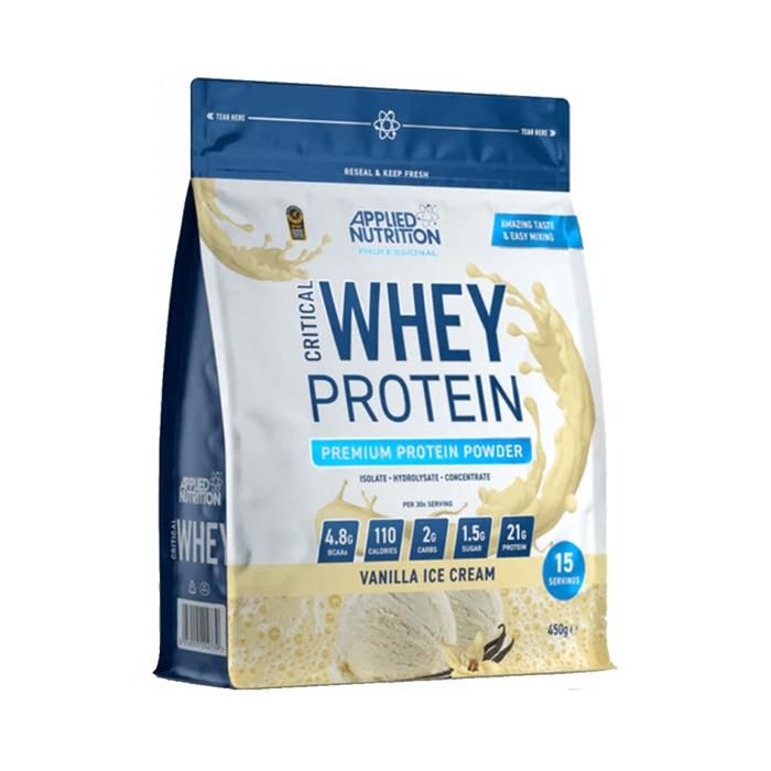 Critical Whey 450g Crème glacée à la vanille Applied Nutrition Proteine