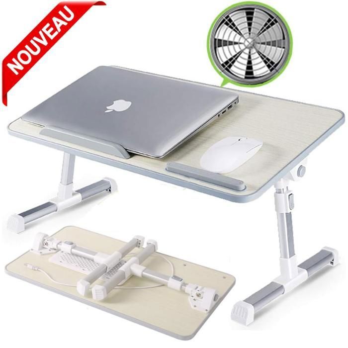 Support d'ordinateur portable ajustable pour une frappe confortable