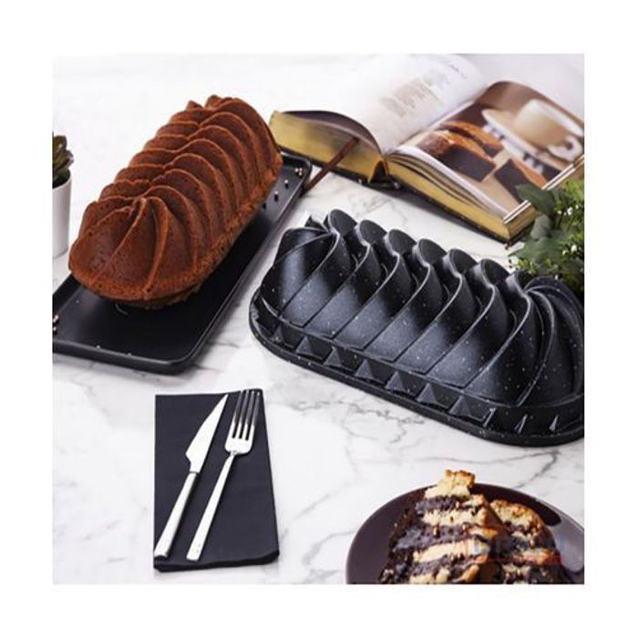 Moule à cake en Granit Diamètre Anti adhérent noir