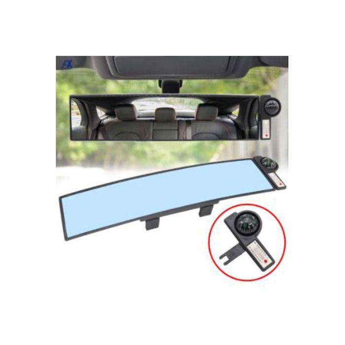 *// Angle voiture rétroviseur intérieur boussole angle mort Anti-éblouissement bébé montre sécurité soin thermomètre