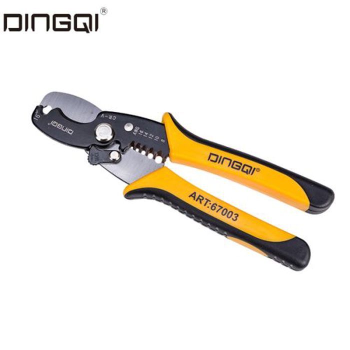 DINGQI PINCE COUPE-FIL PINCE À DÉNUDER PINCE À FIL 2 EN 1