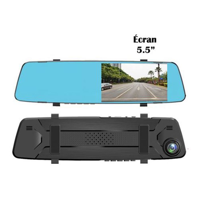 caméra rétroviseur Enregistreur vidéo de miroir pour voiture DVR 5.5" 1080P