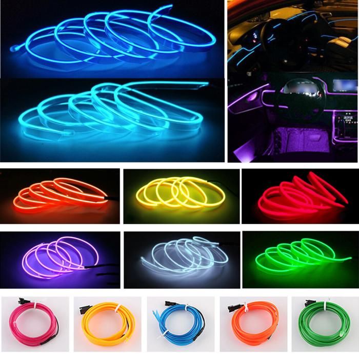Lumière LED décorative pour intérieur de voiture, accessoires de voiture