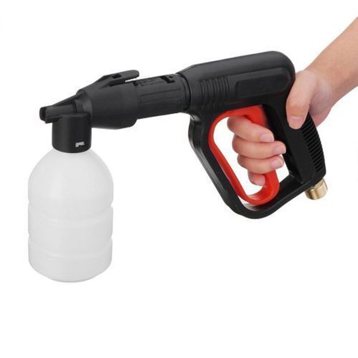 pistolet avec pot de mousse pour nettoyeur Équipement de lavage de voiture