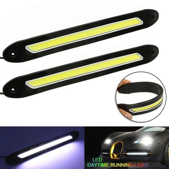 Kit de 2 Bandes lumineuses LED pour voiture,  accessoires automobiles