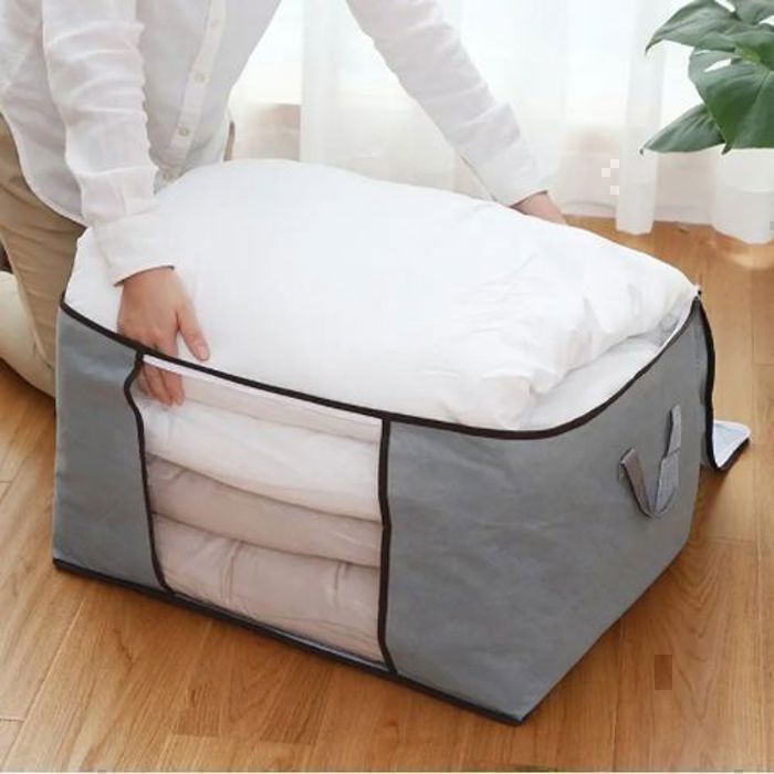 Sac de rangement - Non spécifié - 60x45x30cm - Polyester - Gris - Mixte
