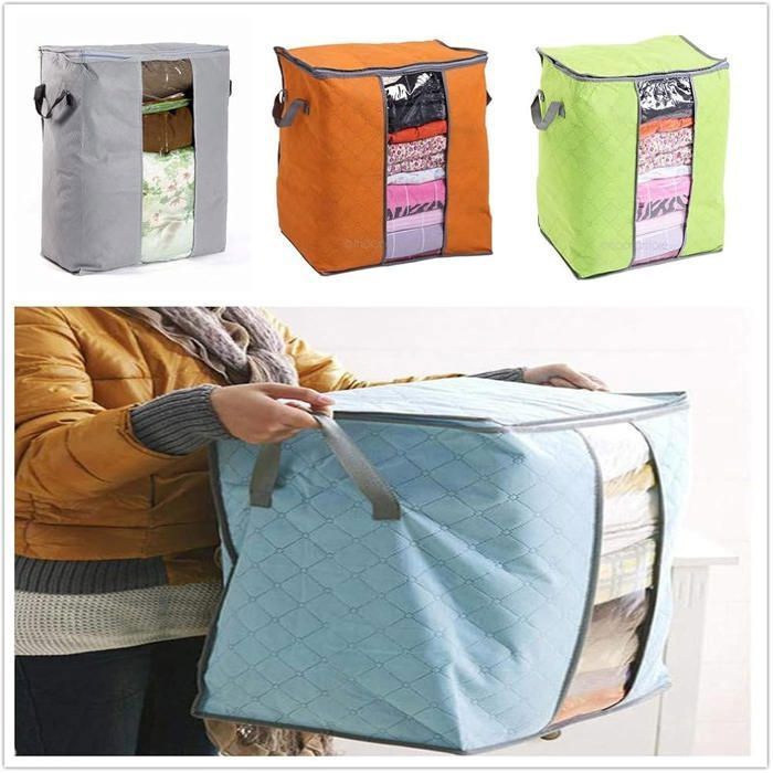 Sac d'organisation pour vêtements et couverture - Sac multifonctionnel