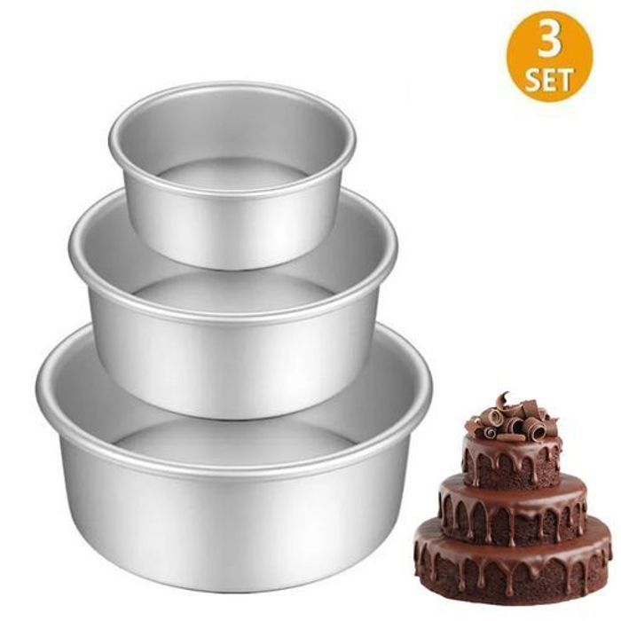 Moules à génoise 3 tailles, Moules à gâteaux creux et Antiadhésifs
