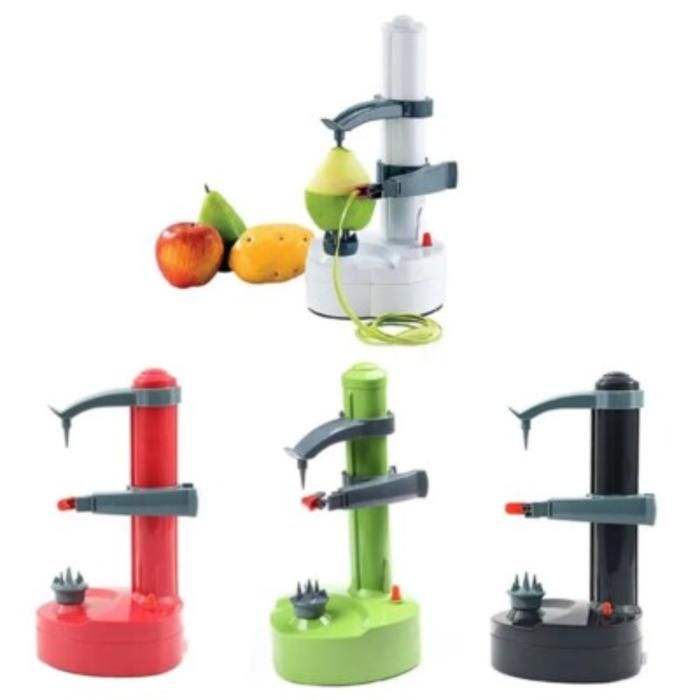 Promoo l éplucheur Fonctionnement électrique ou à piles en spirale Légume Fruits(Couleur aléatoire)