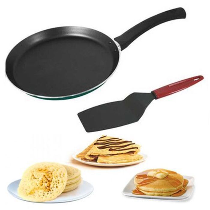 Lamacom Offfre Poêle à crêpes anti adhérente 21cm 100 saine avec un