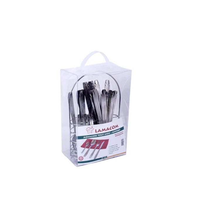 24 Couverts inoxydable Lamacom