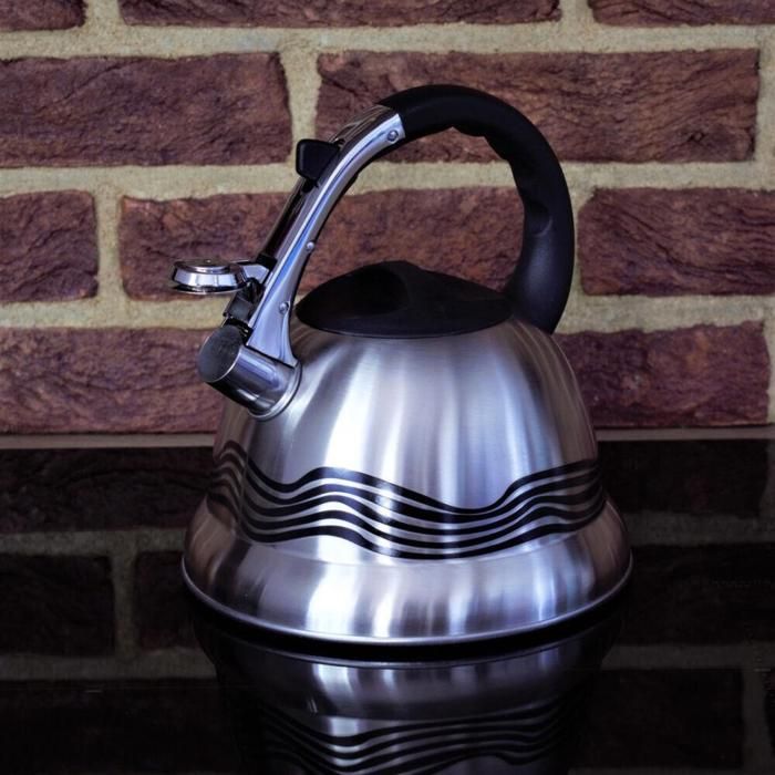 Bouilloire couleur gris 3L changeable 2 couleurs