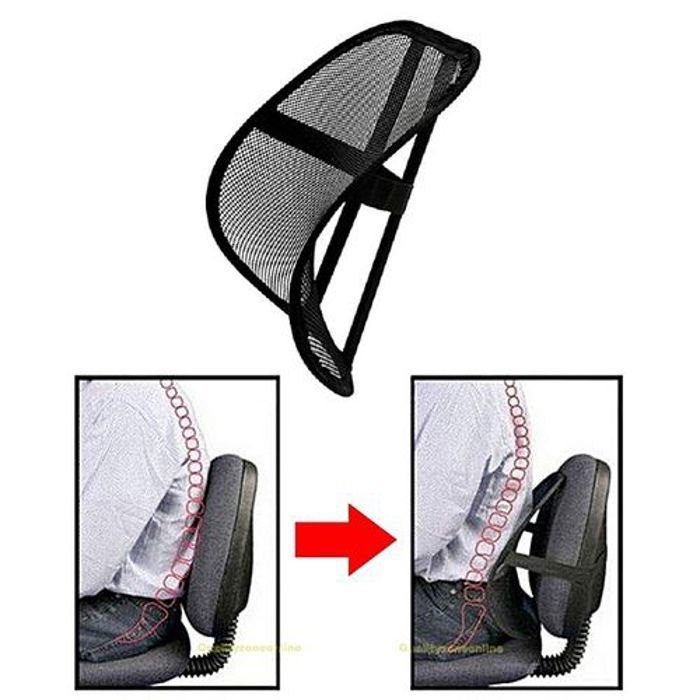 Chaise De Maille Coussin De Voiture confortable Lombaire Relief Maux de Dos