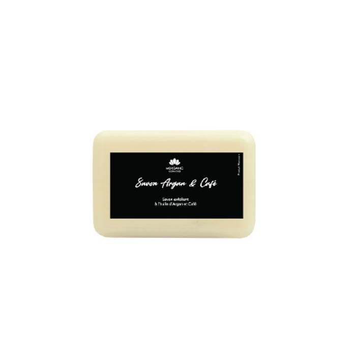 Savon Exfoliant - Non comédogène - 150 g - Huile d'argan - Grains de café - Mixte