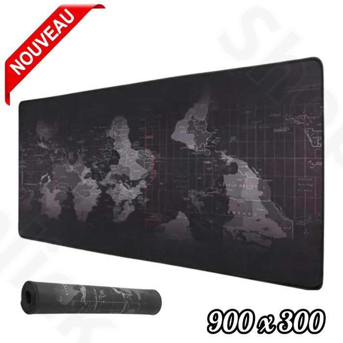 Tapis de souris Gamer 900 x 300 pour les jeux sur notebook, Mouse pad XXXL pour clavier