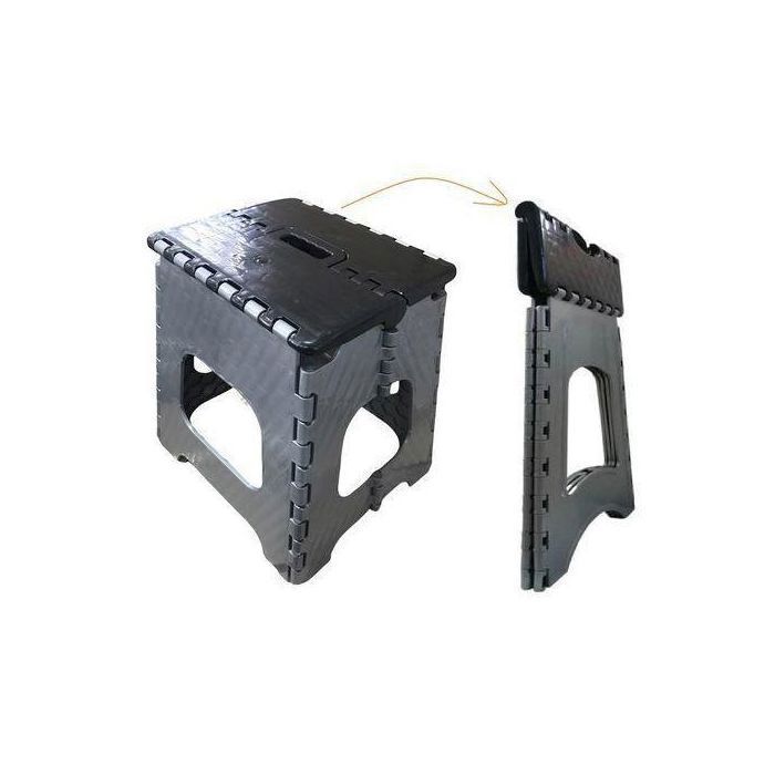 Tabouret hamam marche pied pliable couleur Noir