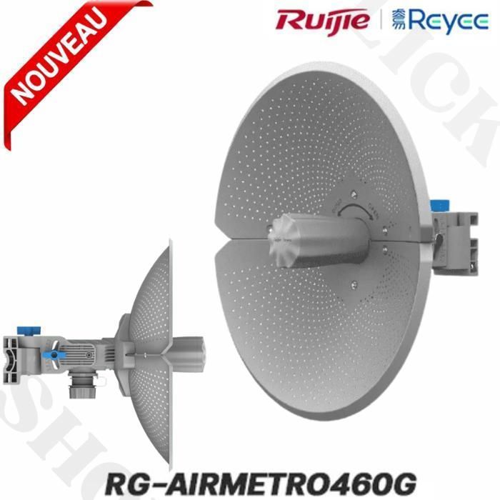 Pont sans fil - RUIJE - RG-AirMetro460G - 5 GHz - 867 Mbps - 2 antennes MIMO 2x2