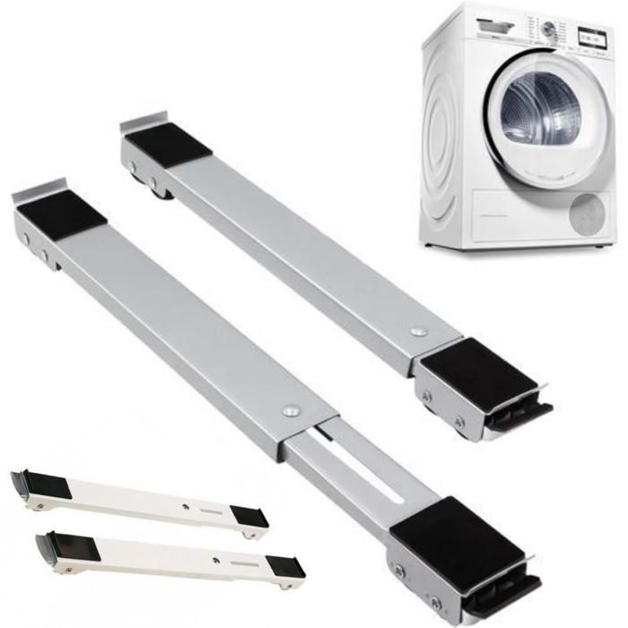 Paire Supports roulant extensible parallèle pour Machine à laver Frigo (zawaya-boutique)