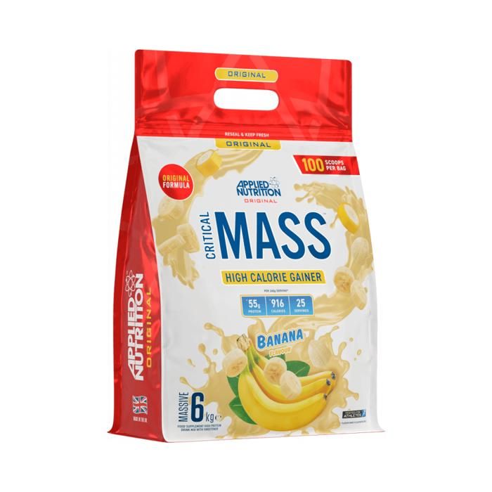 Critical Masse Ori 6000g Banane Applied Nutrition Gainers - Prise de Masse