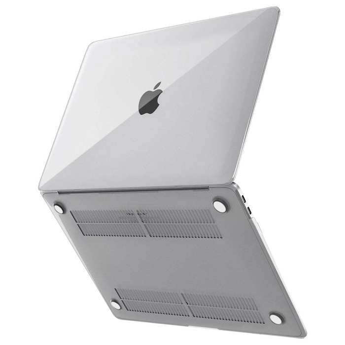 Coque de Protection - MacBook AIR - 13 Pouces - Transparente - Plastique Rigide - Compatible M1