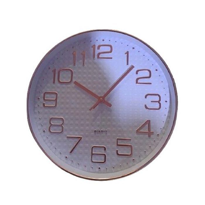 Horloge murale silencieuse pour intérieur et extérieur