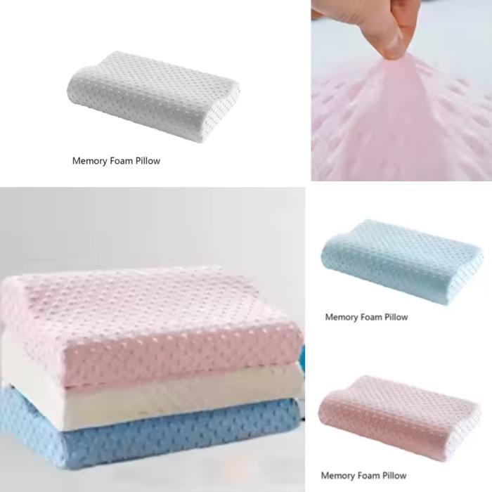 Oreiller Ergonomique - DorPanier - Cervical - Confort Personnalisé - Lavable - Asymétrique(Couleur aléatoire)