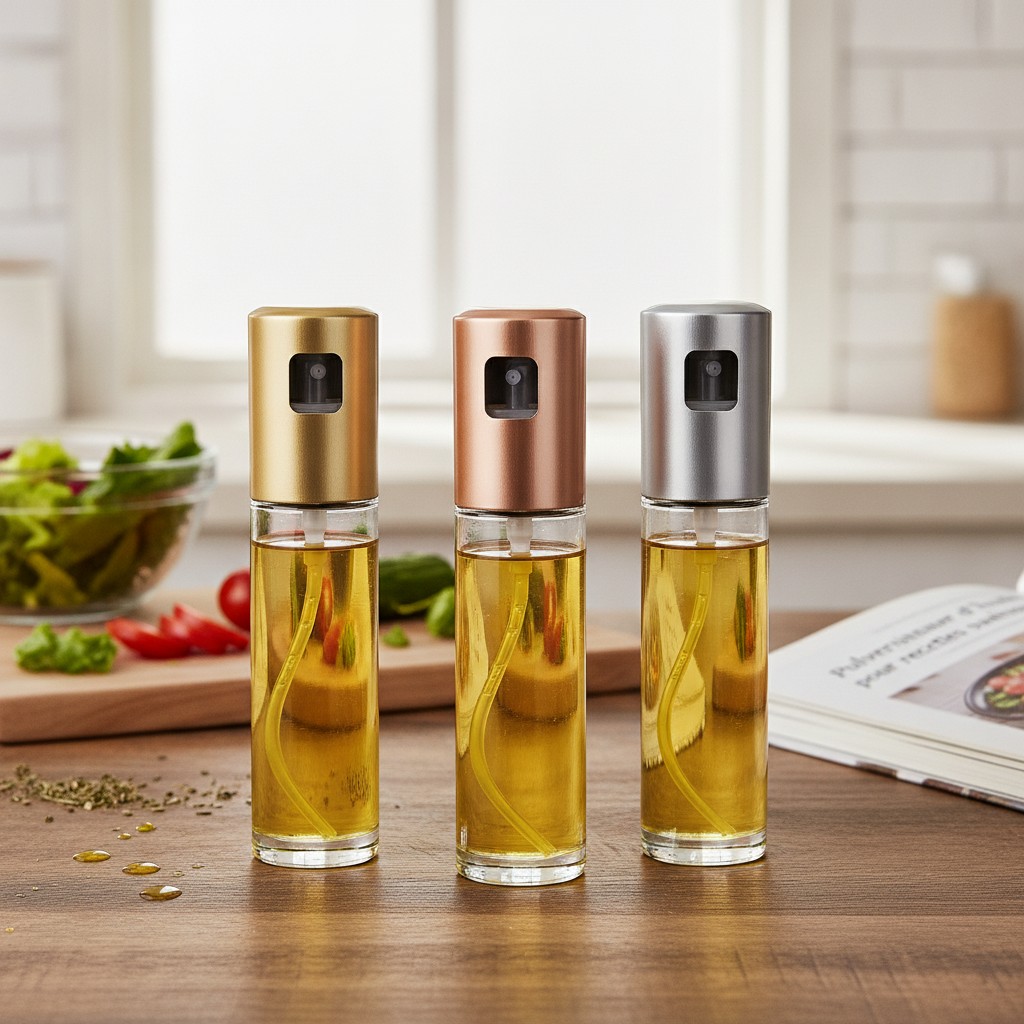 Pulvérisateur d'huile pour recettes saines (couleur aléatoire) - Marjane Mall - Image 3