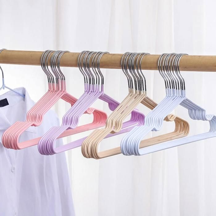 Lot de 20 Cintres de chemises et vêtements en métal-cintre séchage, porte vêtements