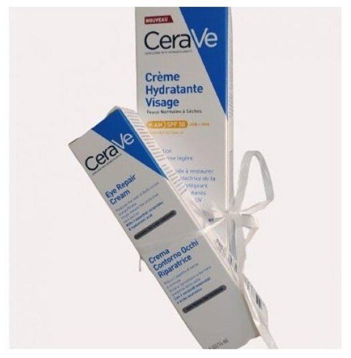 Cerave Pack cerave pack crème hydratant spf50 + crème réparatrice contour yeux
