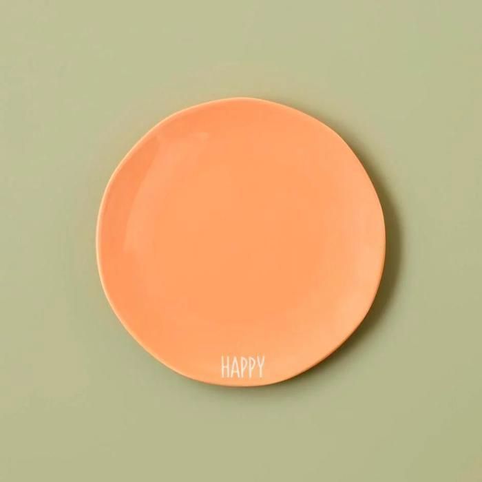 Assiette à dessert - BELLA MAISON - St. Tropez - Terracotta - 21 cm - Lot de 4 pièces