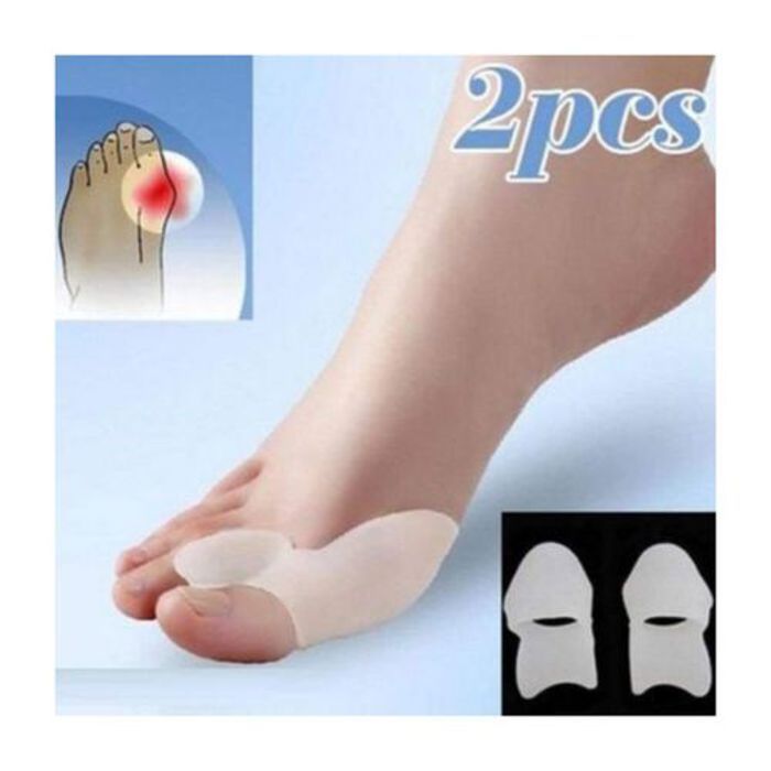 Correcteur Orteil , Appareil A Bunion en silicone, Lisseur orteils, 2 Correcteur (couleur aléatoire)
