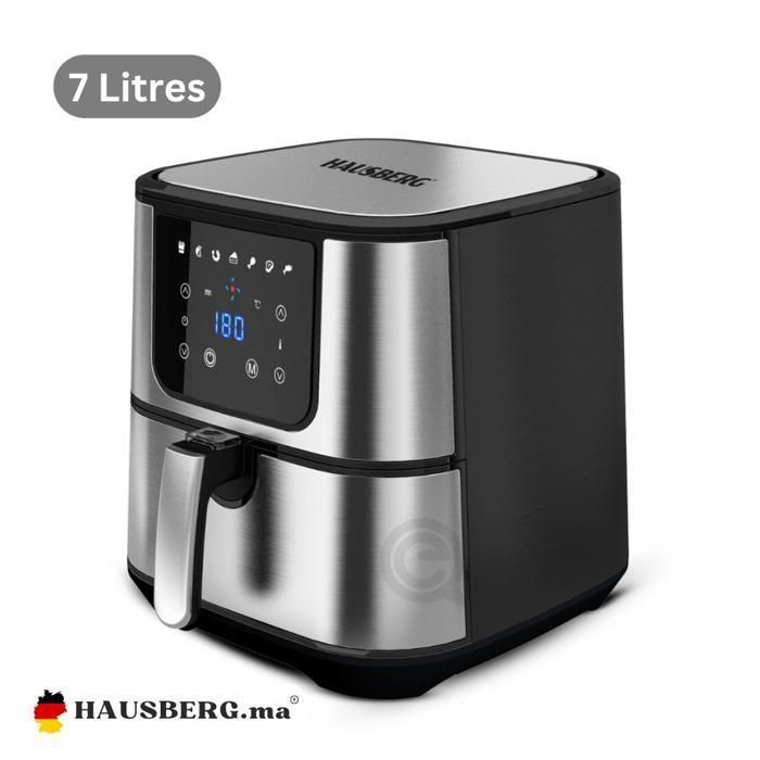 HAUSBERG - Friteuse a Air - 7 Litre - Affichage LCD - 1800W