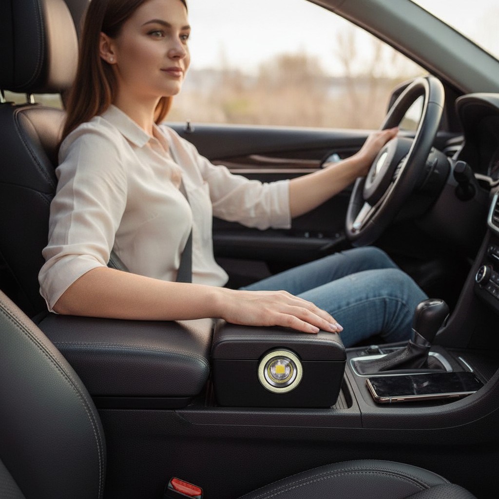 OfffreBoîte de rangement pour accoudoir à compatible pour toutes voiture - Marjane Mall - Image 3