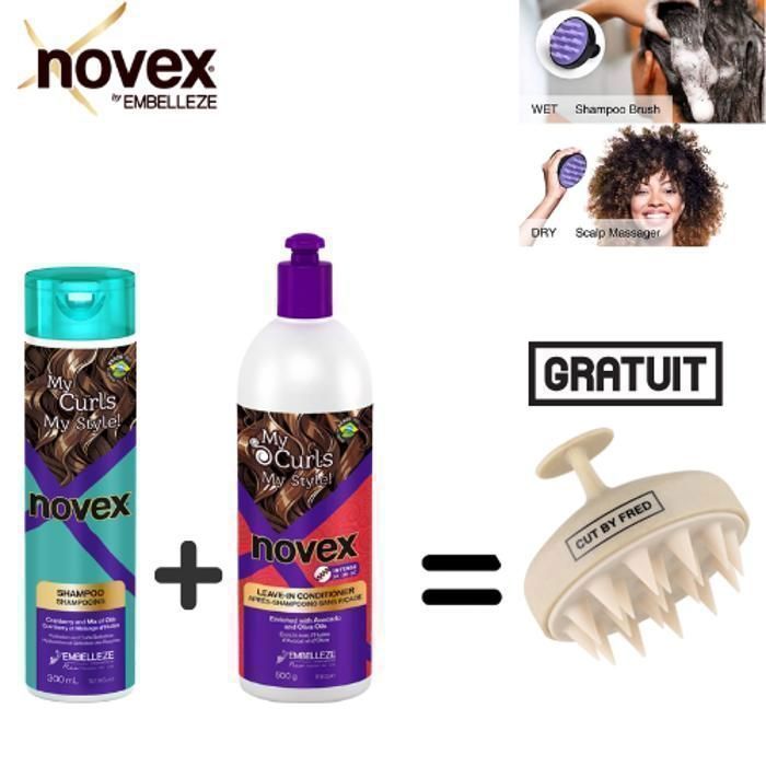 PACK My Curls  Leave-in Sans rinçage  + Shampoing - 300 ml