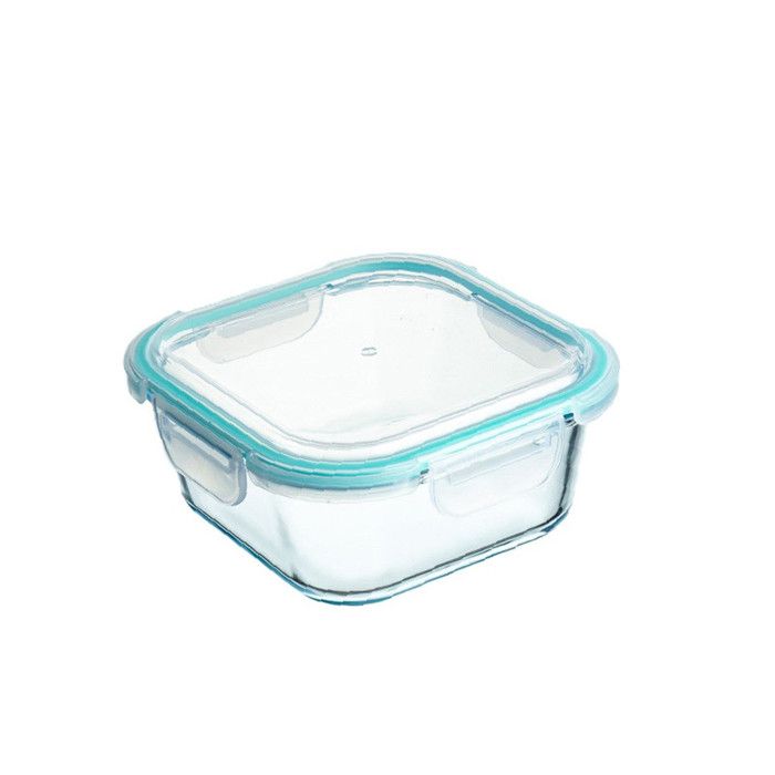 Boîte en verre carré pour aliments 800 ml