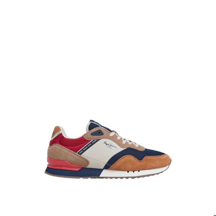 Baskets - Pepe Jeans - London Grade - Cognac - Mixte - Lacets