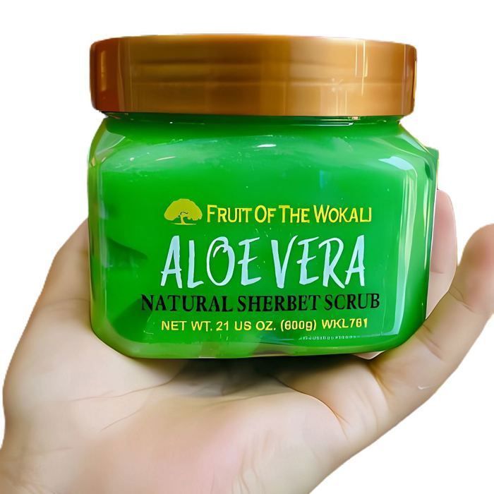 Fruit Of The Wokali - Gommage Corporel - Aloe Vera Bio - 600g - Exfoliant