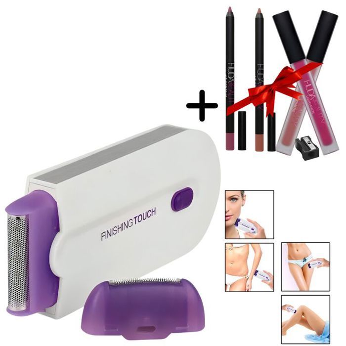 Finishing Touch Hair Remover Épilateur Instantané avec Lumière de Capteur + Huda Beauty 5-en-1 Gratuit