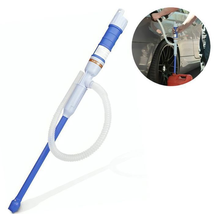 Pompe à main à pile pour liquide,Siphon Pompe Batterie pompe électrique Pompe à essence Bidon Pompe de Diesel Huile Eau