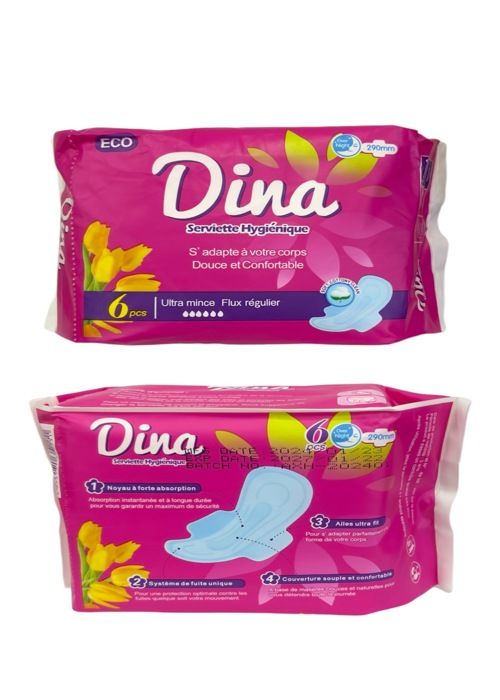 Serviette hygiénique over night, Douceur de Plumes 6 Unités 290mm