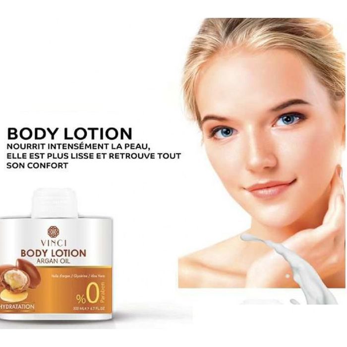 Crème visage & corps hydratante: Body Lotion huile d'Argan - 500ml