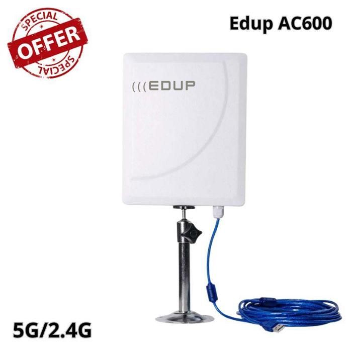 EDUP AC600 EP-8523 Dual Band 2.4Ghz/5Ghz adaptateur réseau longue portée