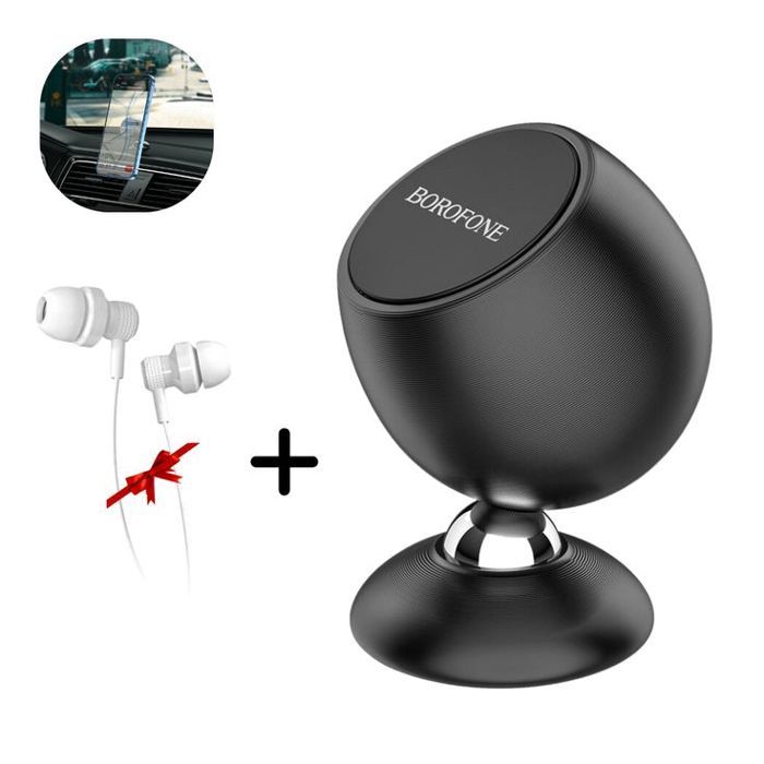 Support Enceintes Téléphone de Voiture BOROFONE BH41 Triumphant + Écouteur Gratuit - Design Moderne et Confort Optimal