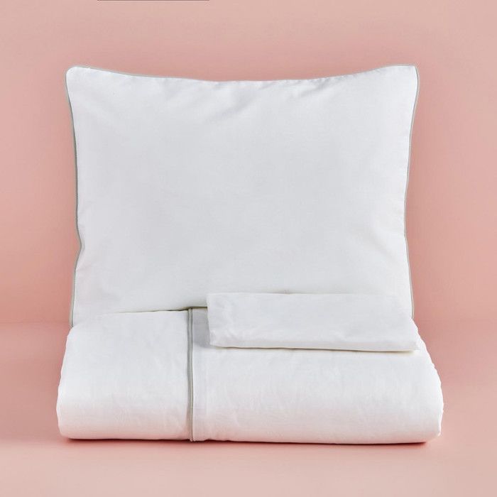 Ensemble de housse de couette pour enfant - BELLA MAISON - Blanc - Naturelle - Uni - Lavable