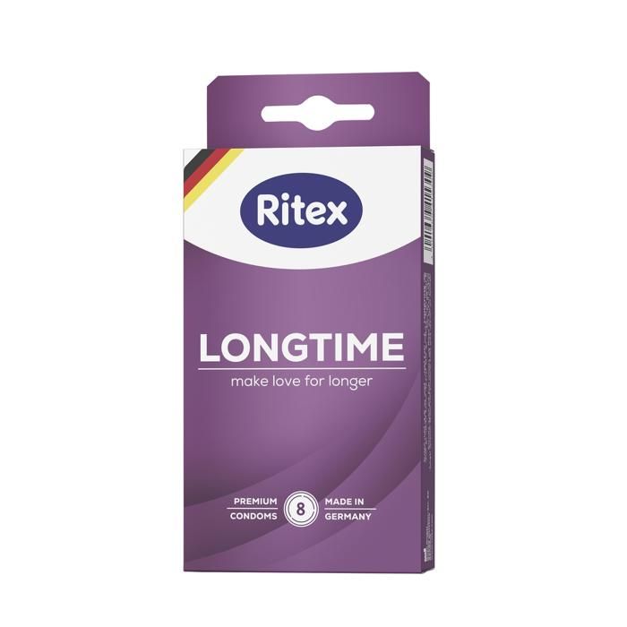 PRÉSERVATIFS RITEX LONGTIME Boite de 8 préservatifs