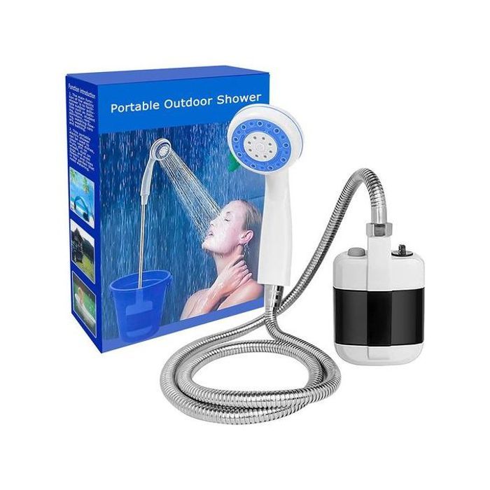 douche portable électrique pour camping, Mini pompe de douche pour Randonnée Voyage