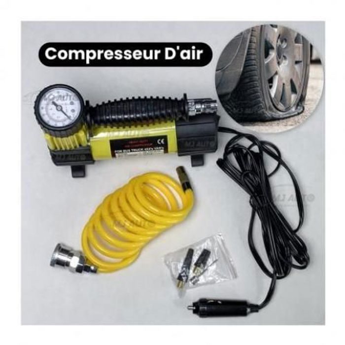 gonfleur pneu voiture air compressor metal 12V